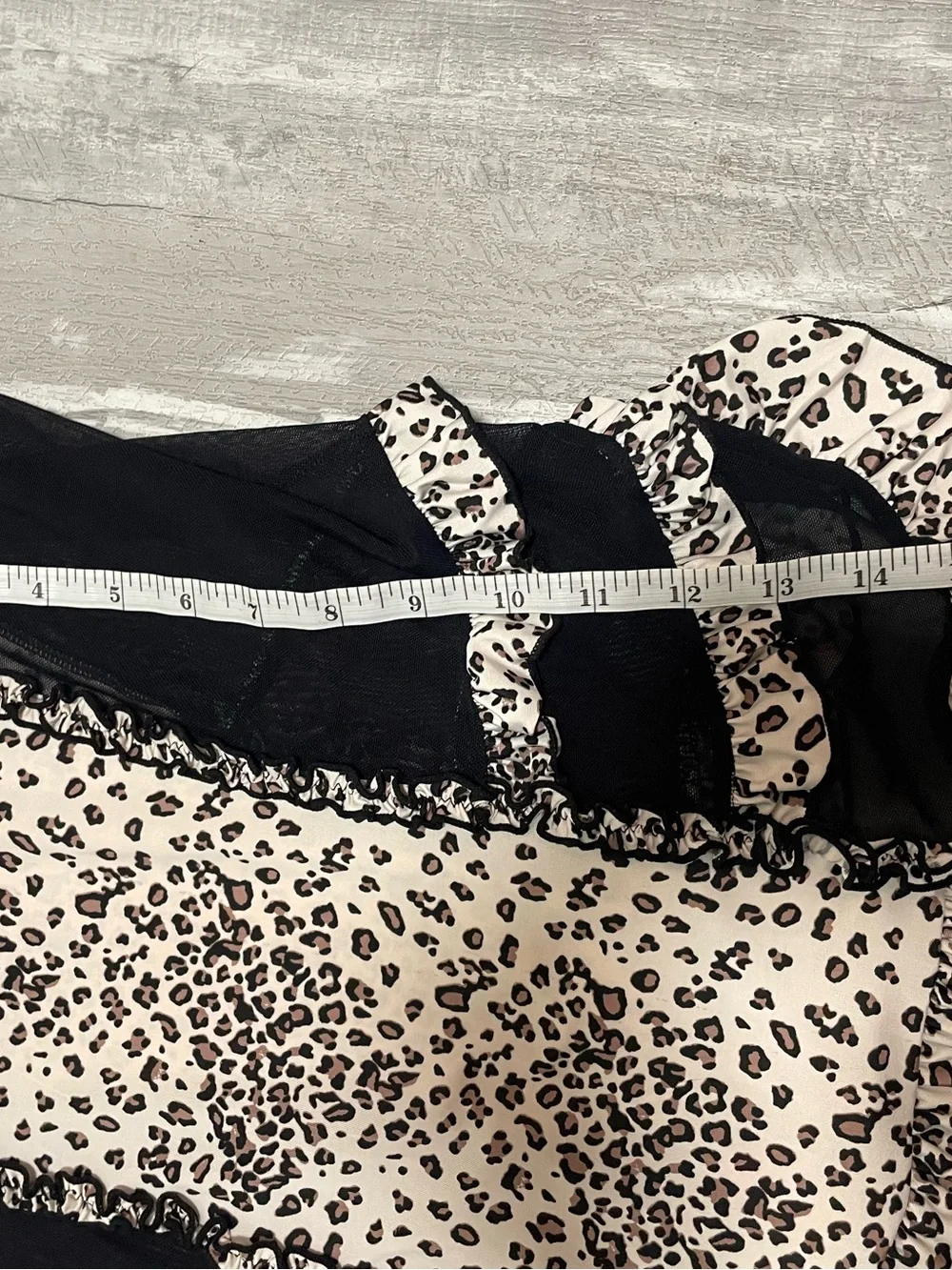 La Senza Baby Doll Lingerie Dress Leopard Print - Picture 4 of 9
